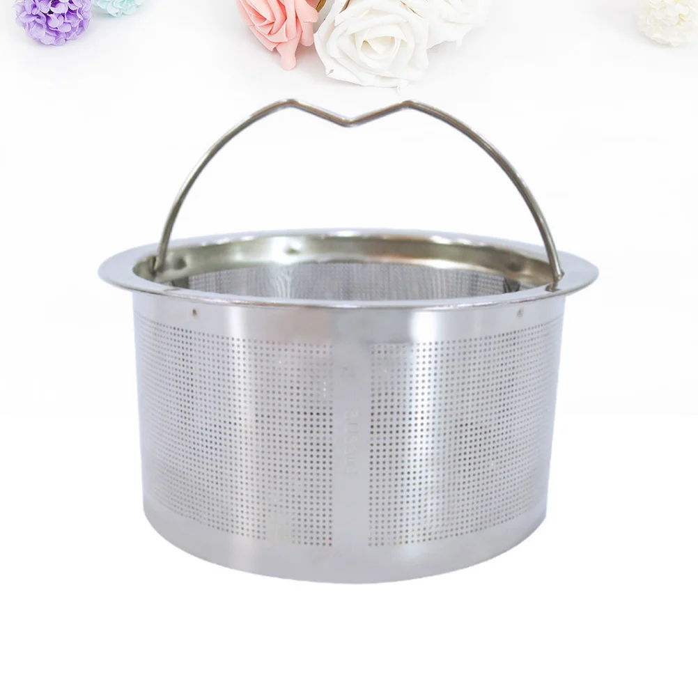

2Pcs Premium Tea Strainer Set Stainless Steel Fine Mesh Filter with Handle for Home Office Easy Clean Tea Infuser Silver