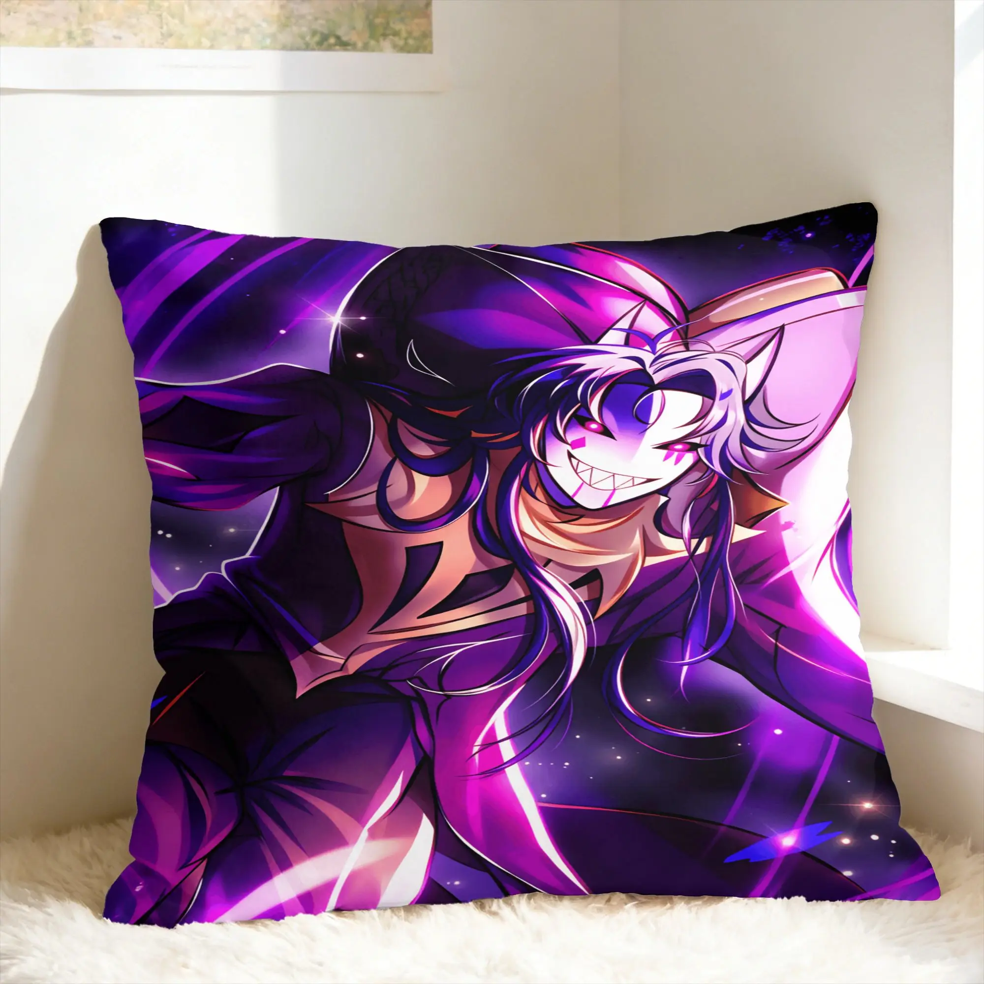 F-Freak C-Circus Jester Pillow Case  Graphic Pillow Cover For Living Room Chair Retro Trendy Pillowcases