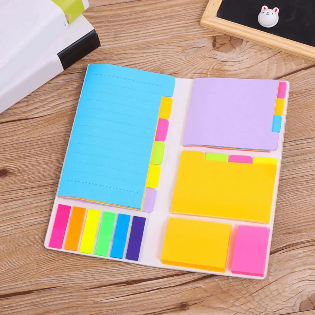 창의적인 스티커 메모 패드, 내구성 있는 사무용 접착 메모지, 계획, 일정, 알림 작성용 다용도