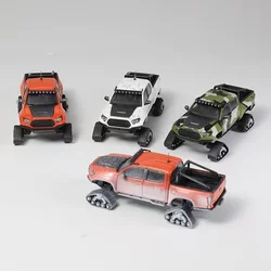 GCD 1:64 Tacoma pickup Snow Track Edition alloy car model
