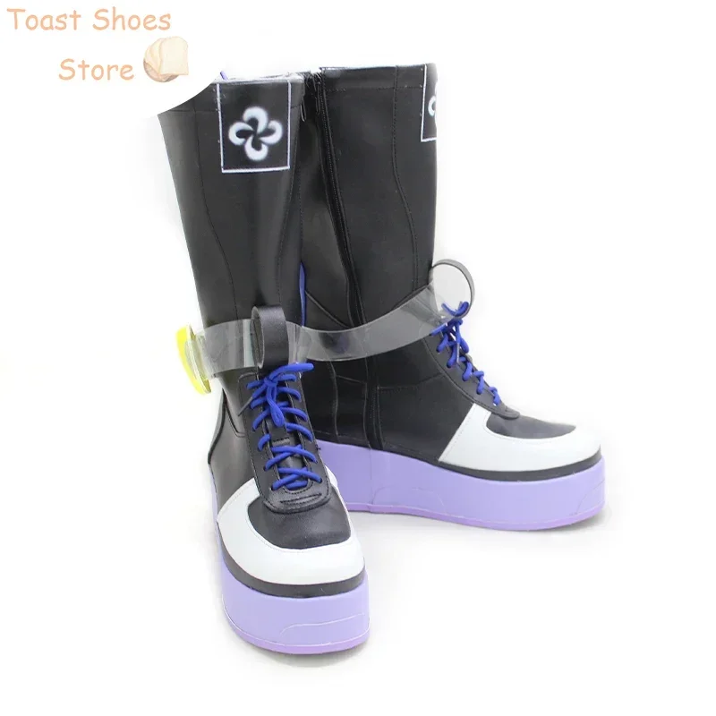 Game Arknights Mizuki Cosplay Shoes PU Leather Shoes Halloween Carnival Boots Cosplay Prop Costume Prop