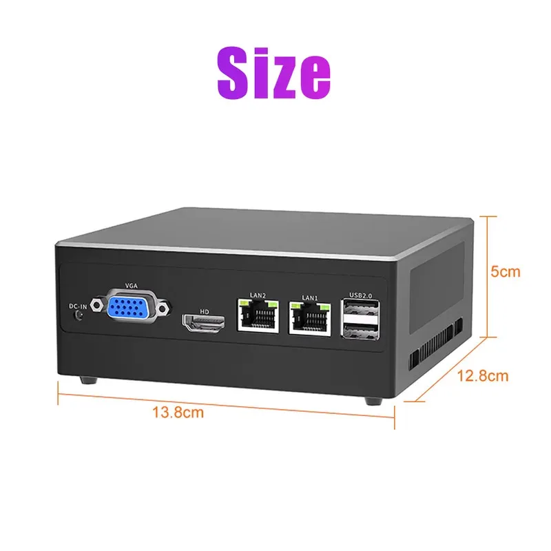 Mini Uds Mini Pc Mini Pc Core I7 I9 I3 I5 Gamer Atuo CPU N100 placa base sin ventilador Rtx De ordenador para juegos