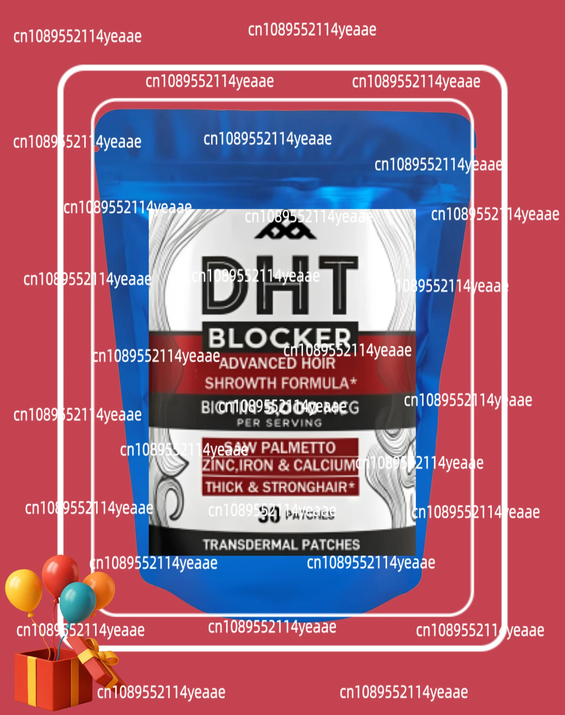 30 رقعة Dht مانعة لنمو الشعر عبر الجلد - منشار البيوتين عالي الفعالية لإعادة نمو الشعر #1