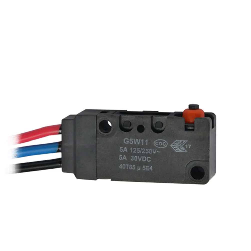 Waterproof Micro Push Button Switch 500000 Cycles Plastic Pin Type Electric Tactile For Home Appliance Audio Machine