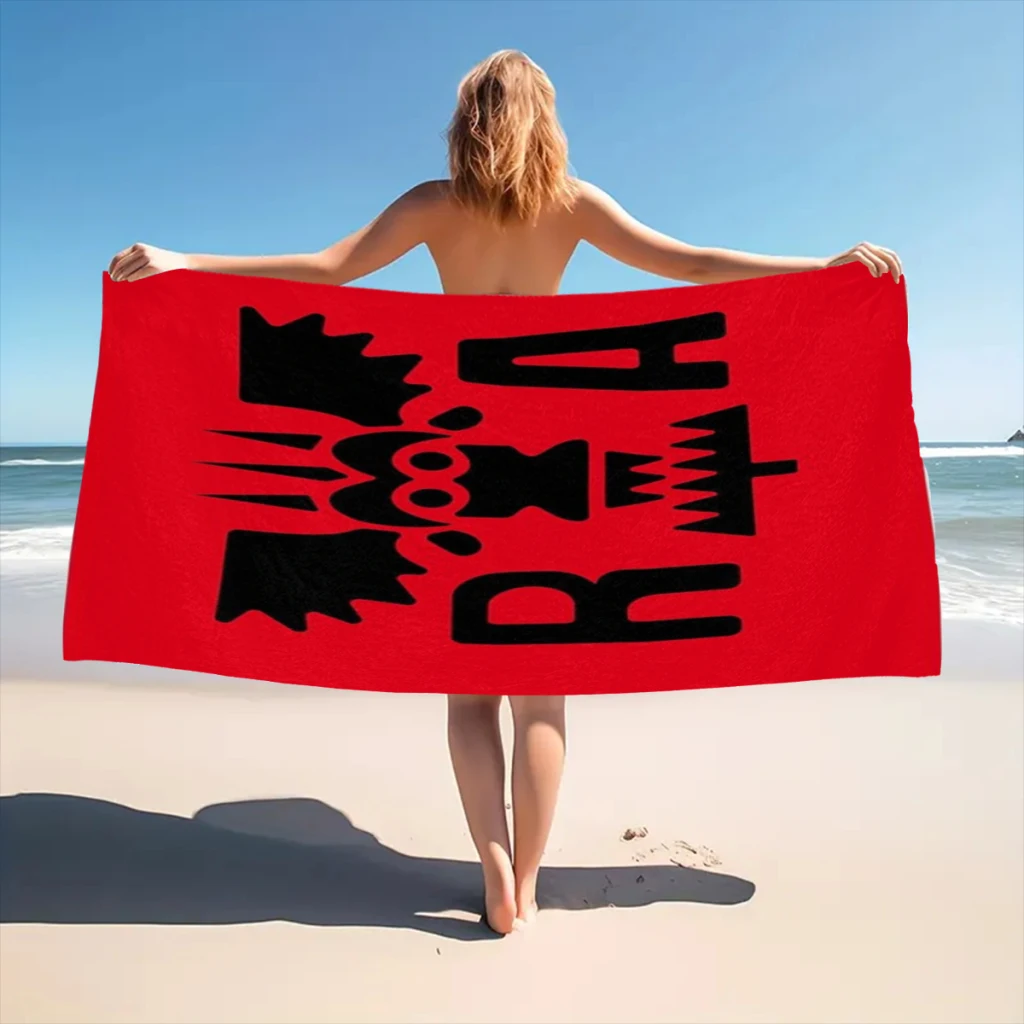 Revolutionary Army Jolly Roger Beach Towel  Poncho Bathing Towels Cover-ups Quick Dry Sand Free Yoga Spa Gym Pool