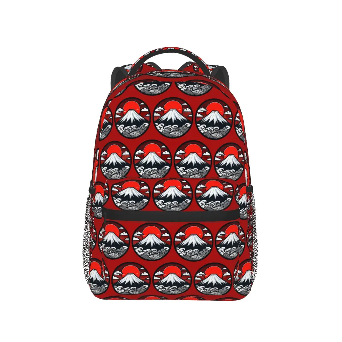 

Mount Fuji And The Great Wave Off Kanagawa Backpack Hot Sale Daypack Large Capacity Boys Girls BookBag School Bag Shoulder Bags