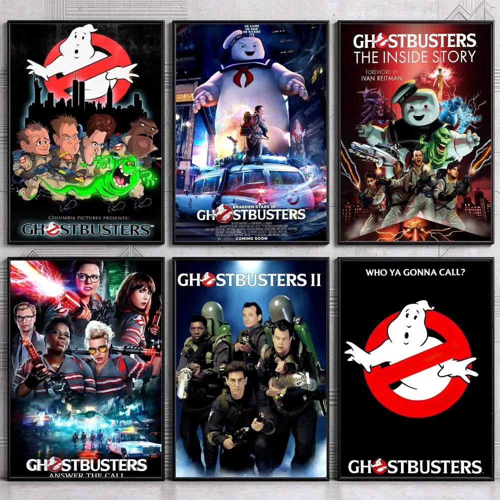 Classic Movie G-Ghostbusters Poster Wall Art Print Sticker for Bedroom Living Room Dorm Office Modern Home Decor Gift