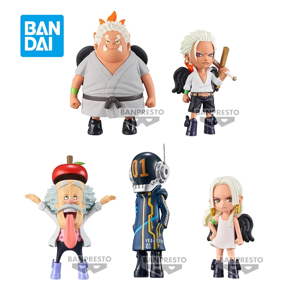 

Original Banpresto WCF One Piece World Collectable Figure Egghead Vol.4 Vegapunk Shaka S-Snake S-Shark Anime Figure Model Toys