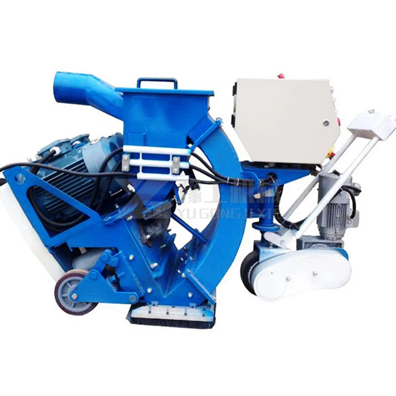 Yu Gong Portable Shot Blaster Equipment High Efficiently Concrete Shotblaster Steel Pipe Steel Sheet Shot Blasting Machine Price