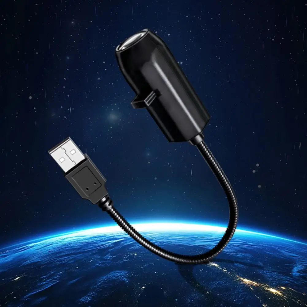 Christmas Projector Light With Xmas Tree 360° Rotatable USB-Powered LED Projector For Home Christmas Party Decoration Acces C6I8