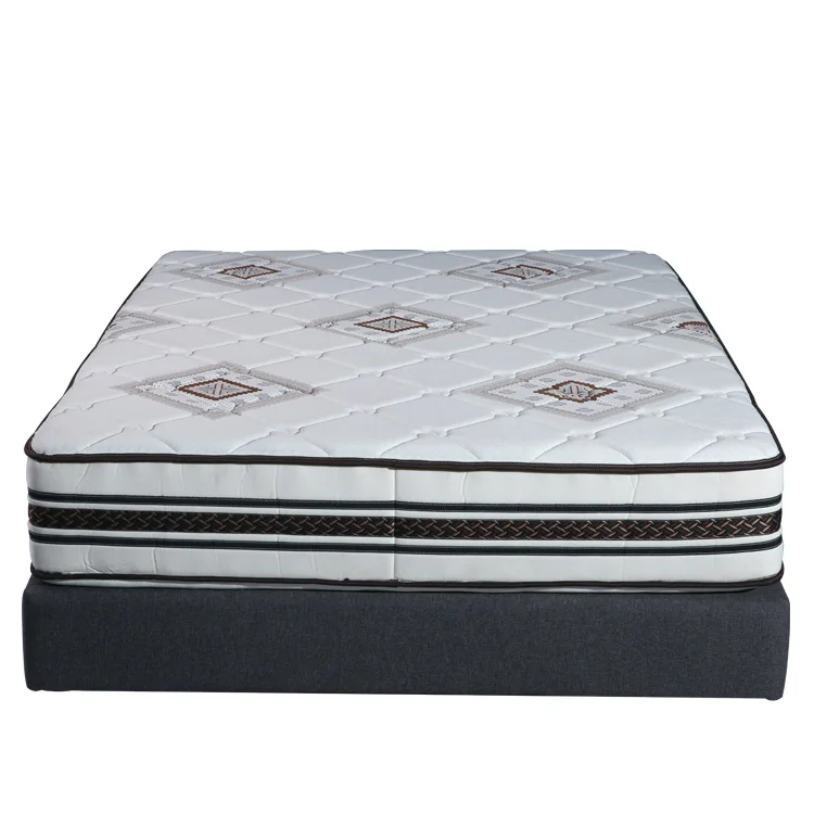 Factory custom Hot Selling Bed Foam Spring pocket spring mattress with spring foam topper Mattress