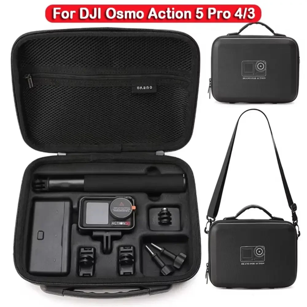 For DJI Osmo Action 5 Pro Action 4 3 Storage Bag Sports Camera Shoulder Protection Bag Portable Travel Prevention Handbag Box ﻿
