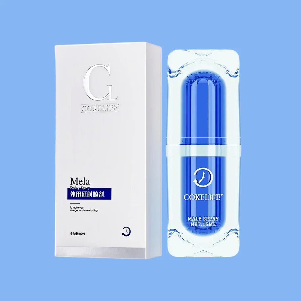 15ml Blue Bottle Men’s Delay Spray Fast-Acting Herbal Formula Quick Lasting Erection Couple Climax Time Ejaculation Delay Spray