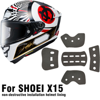 For SHOEI X15 X 15 Helmet Lining Pad non-destructive Installation Adjustment Sponge Pad