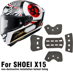 For SHOEI X15 X 15 Helmet Lining Pad non-destructive Installation Adjustment Sponge Pad