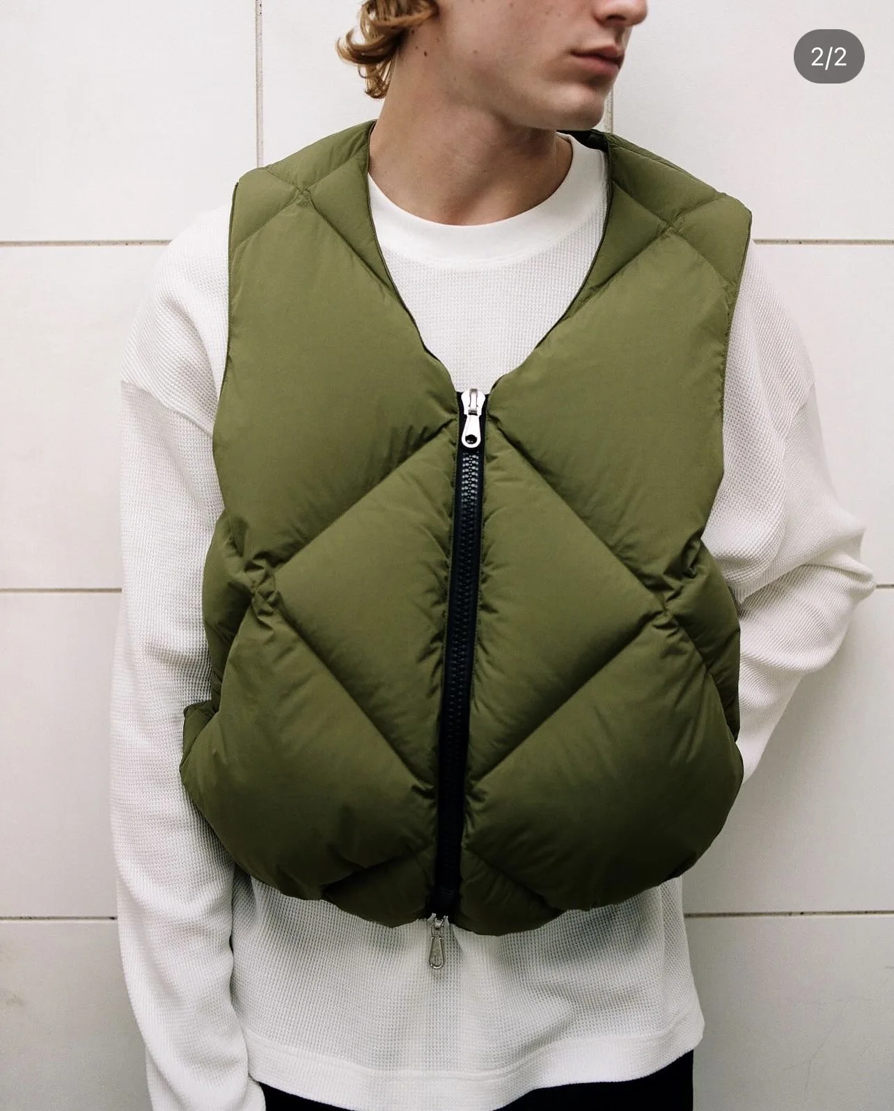 

Cole Buxton CB Хлопковый жилет с ромбовидным узором Jaet Military een Thiened ort American Sle Молодежный повседневный свободный крой