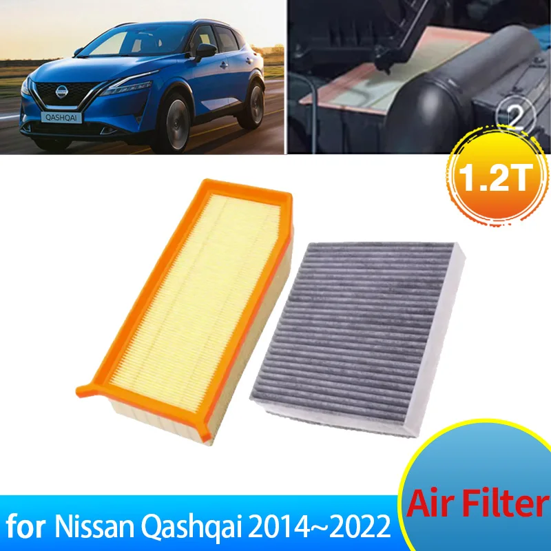 1.2T Air Filter for Nissan Qashqai J11 J 11 Rouge Sport 2022~2014 2016 2018 Accessories Intake Engine Conditioner Filter Grid