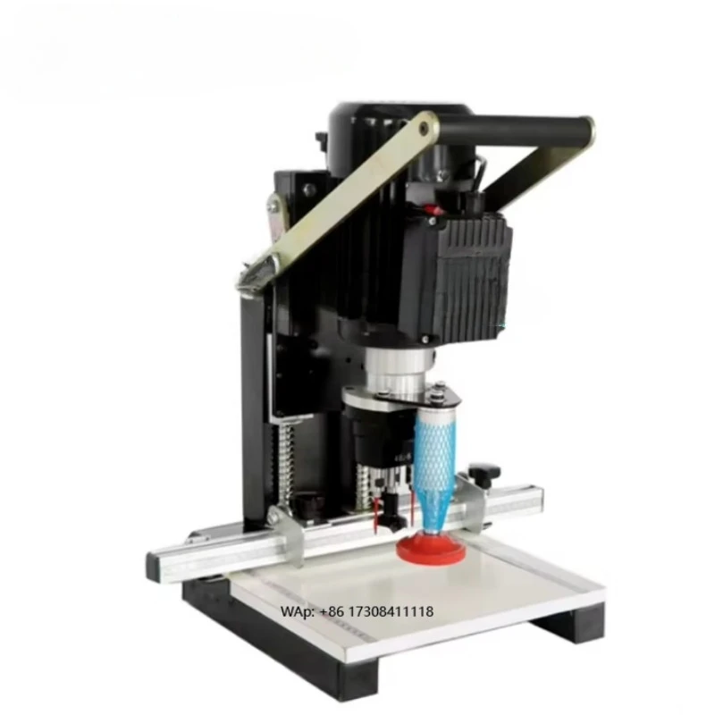 

Portable 220V Woodworking Hinge Drill Punching Machine Essential Motor Component Easy Operate 1100W 35-50mm Drilling Capacity