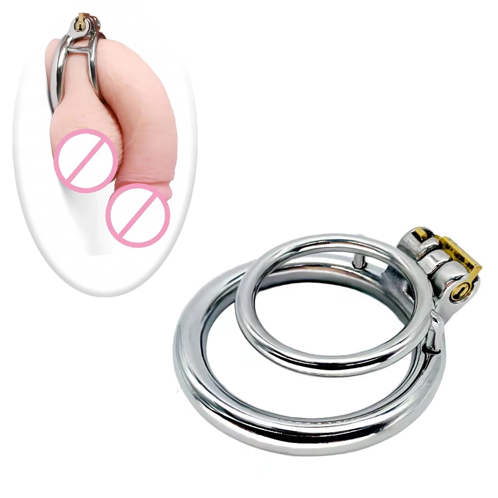High Quality Male Chastity Cage Stainless Steel Sissy Training Cock Ring 정조대 Man Dick Cock cage Emotional Penis Exercise Sextoy