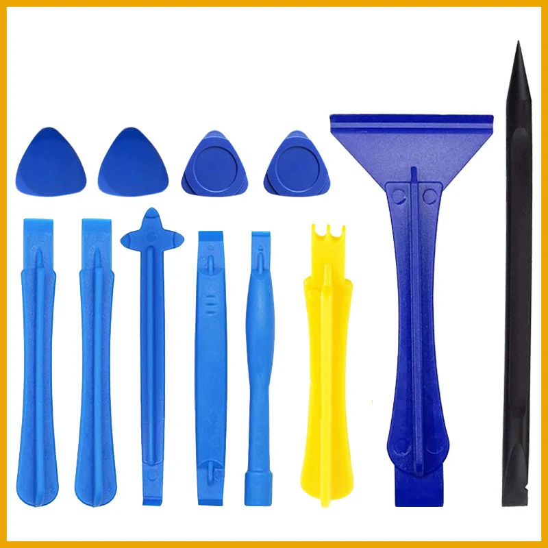 NEW 12IN1 Plastic Pick Shovel Triangle Pry Tools Screen Opening Tool Screen Spudger Electronics Disassembly Supplies Crowbar