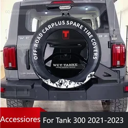 For WEY GWM Tank 300 Spare Tire Cover TANK 300 Retrofit and Upgrade Special Protective Cover Accessories 2021 2022 2023 2024