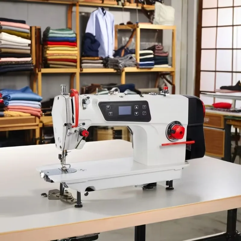 9806 High-Speed Domestic Industrial Lockstitch Sewing Machine for Single Needle Direct Drive Servo Motor Metal Sewing Machines