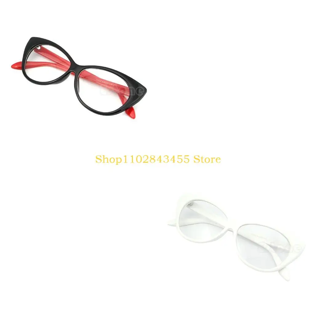 49MC Sexy Women Retro Eyeglasses Frame Fashion for Cat Eye Clear Lens ladies Eye Glas