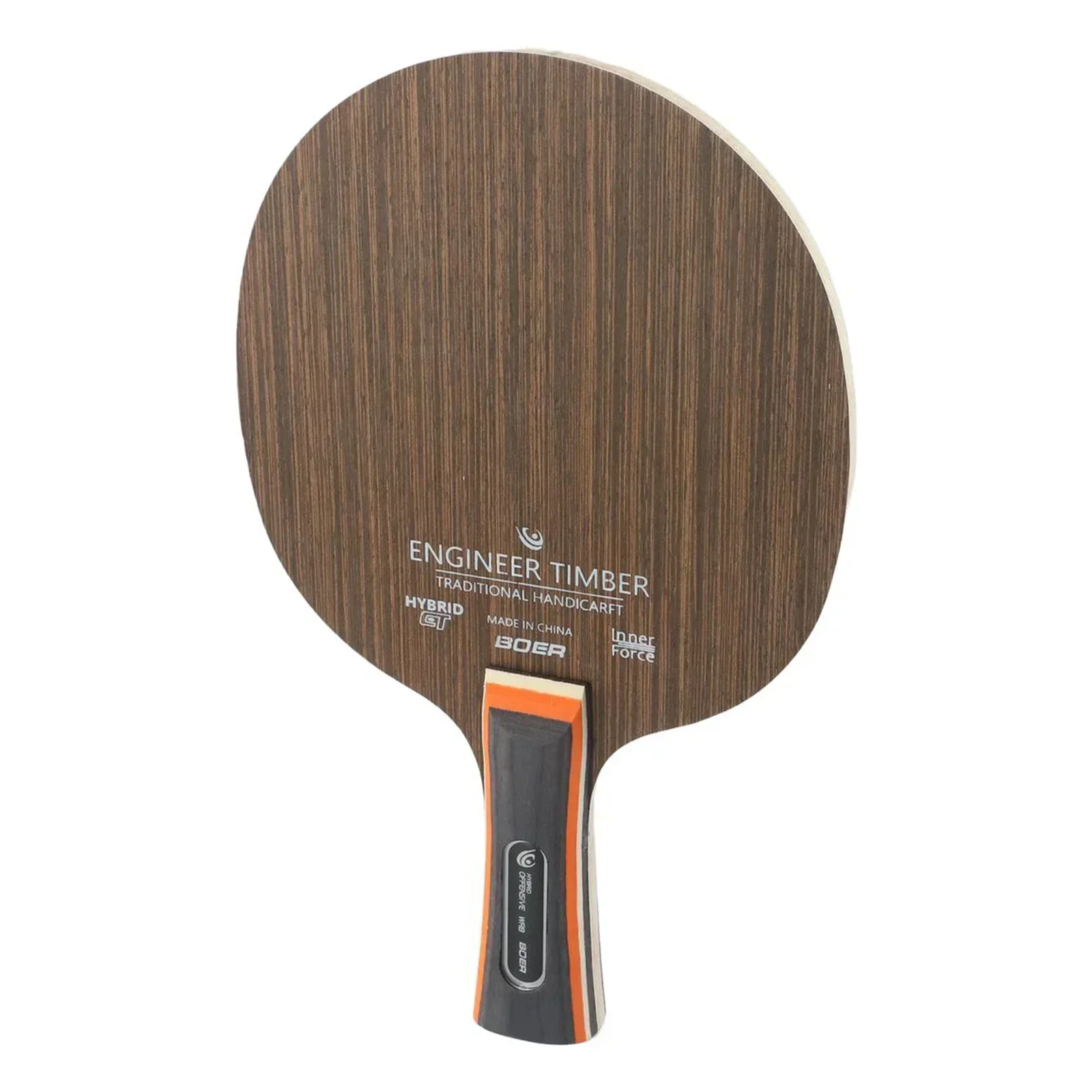 Advanced 70g Lightweight Pings Pong Paddle Bottom 5-Ply Ebony Dalbergia Table Tennis Blade With Extended Handle Racket Base