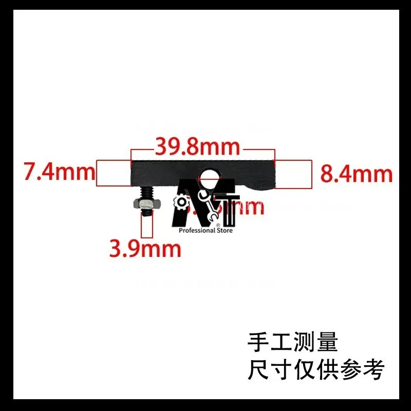 3Pcs turret milling machine accessories head trimming screw, automatic feed positioning scale adjustment rod B164