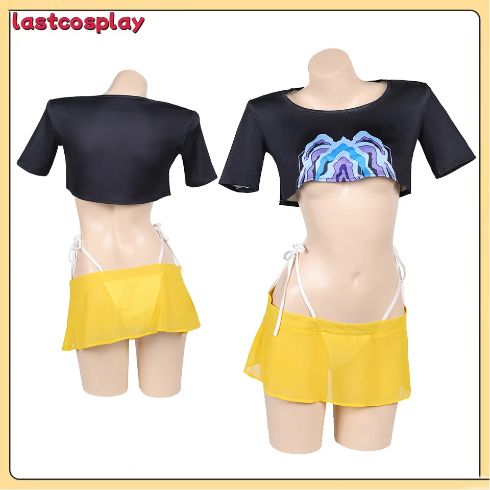 

Костюм для косплея Demon 2025 Hunter Mira, женский сексуальный купальник, нижнее белье, юбка, наряды для Хэллоуина, карнавала, маскировочного костюма для вечеринки