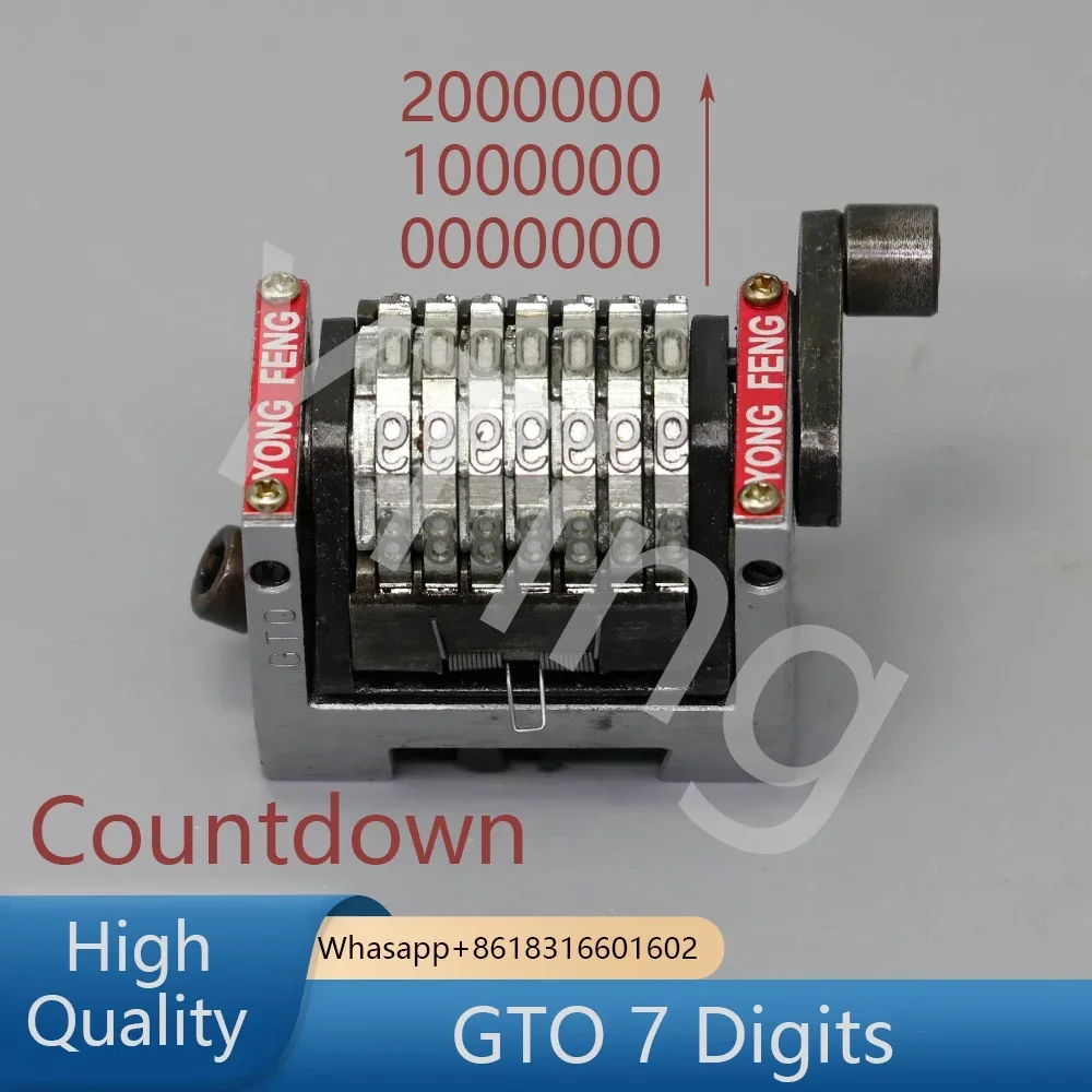 High Quality GTO 7 Digits Numbering Machine For Printing Machine