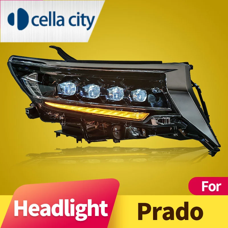 

Car Styling for Toyota Prado Headlights 2018-2019 Land Cruiser Prado LED Headlight DRL All LED light Source Accessories