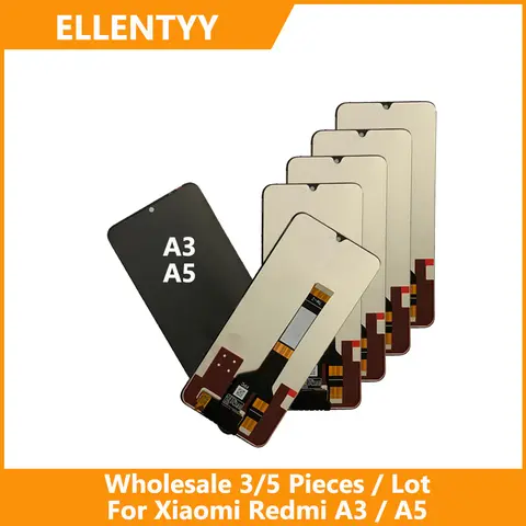 Wholesale 3/5 pieces / Lot For Xiaomi Redmi A3 And Redmi A5 Screen Lcd display With Touch Digitizer Assembly