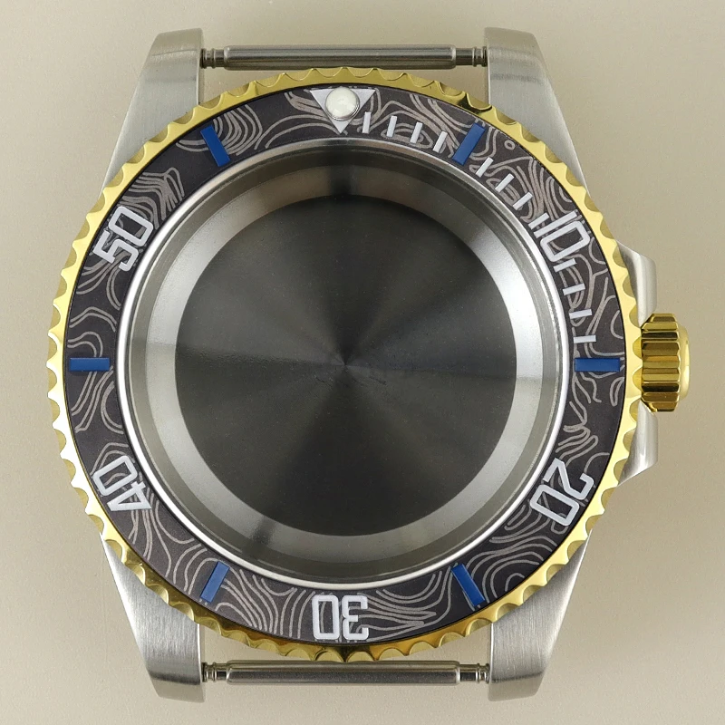 40mm Watch Case Ceramic insert Sapphire For NH35 NH36 NH38 NH34 Miyota8215 ETA2824 SUB Replace Parts For Oyster/Jubilee Bracelet
