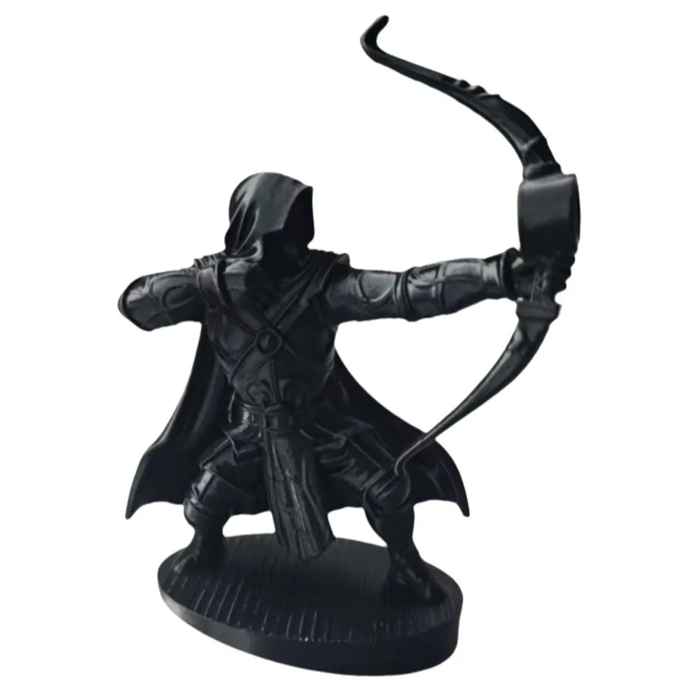 3D Printed Knight Pen Holder Plastic Retro Archer Pen Stand Stable Multi-Functional Samurai Sculpture Ornament Gift Giving