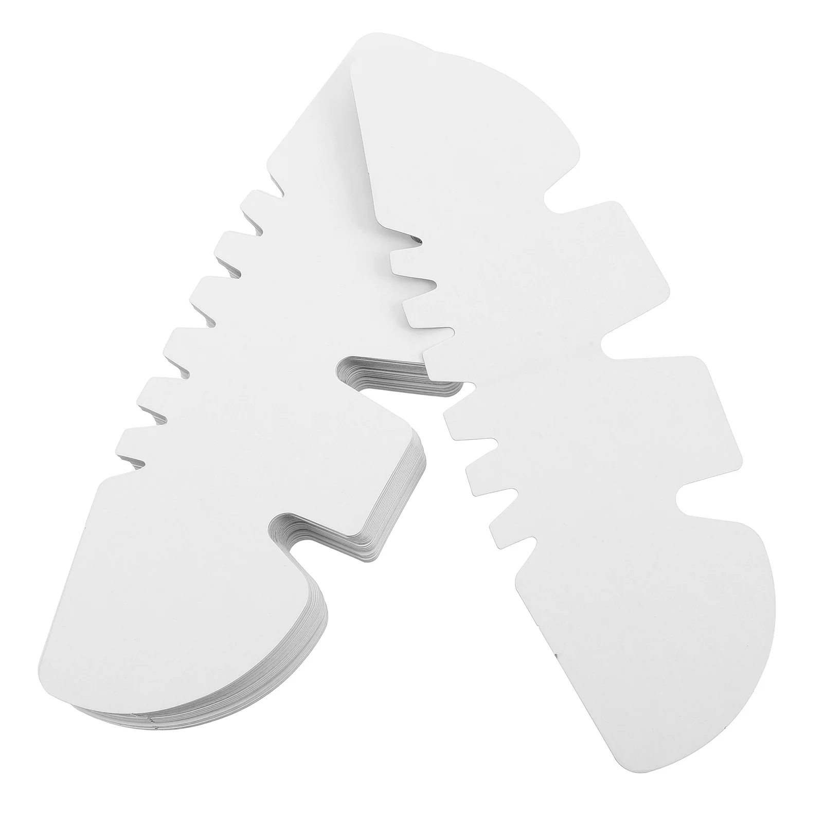 100Pcs Hat Insert Baseball Cap Cardboard Shaper Double Sided White Support for Cap Shape Preservation Home Travel Use