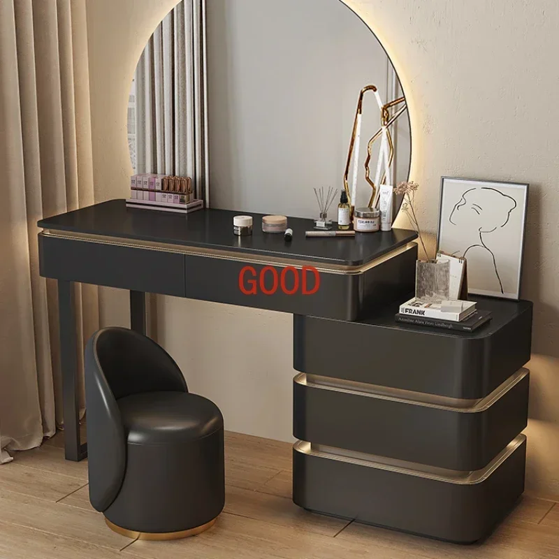 

Ящик с зеркалом, туалетный столик, современный органайзер для макияжа, туалетный столик для хранения, роскошная женская мебель Tocador Maquillaje, мебель для спальни