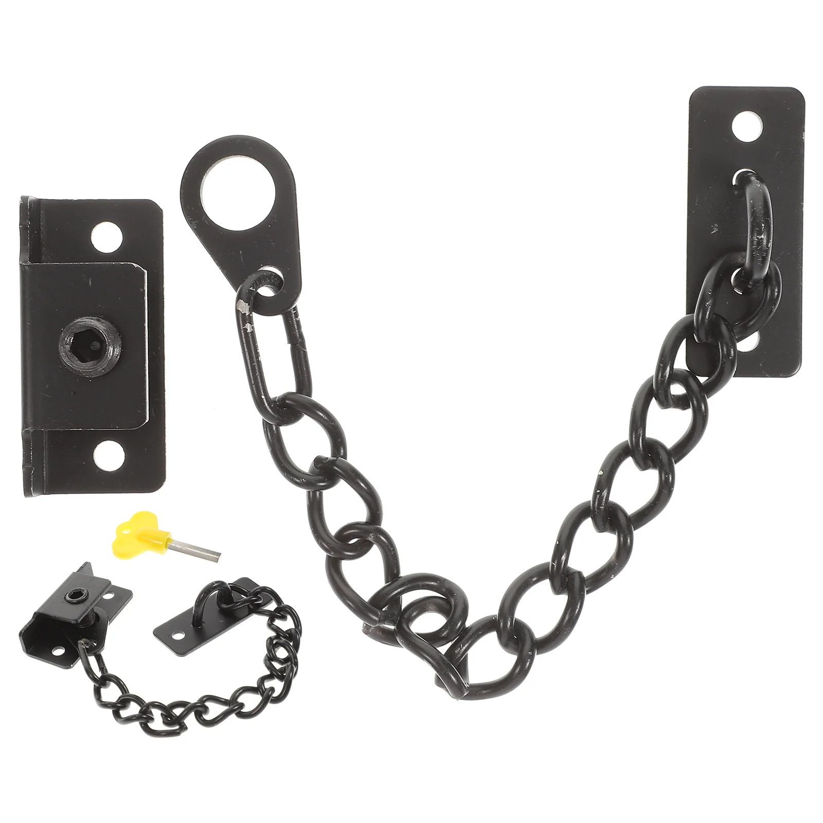 

Stainless Steel Door Chain Lock Durable Safety Lock Indoor Security Chain Guard Prevent Unauthorized Entry for Hotel Bedroom