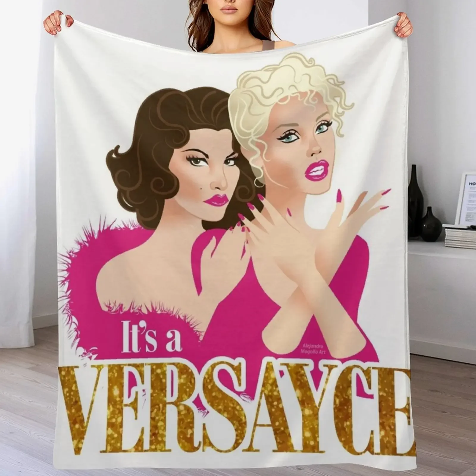 

VERSAYCE! Throw Blanket Sofa Throw anime Beach funny gift Blankets