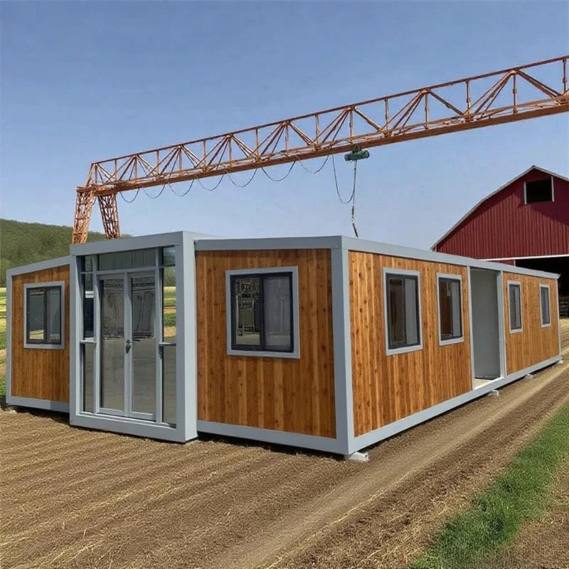 Mobile Home Folding Expandable House Portable Steel Structure House 20FT 40FT Prefabricated Container House Farm Warehouse Barn