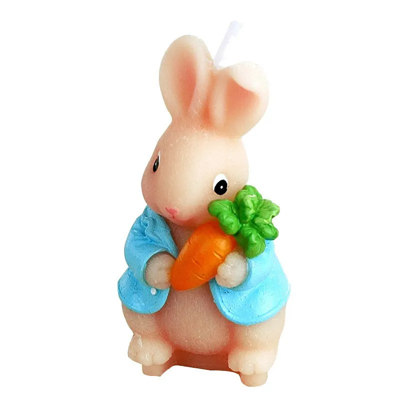 Children's Party Supplies Creative Birthday Candles Cute Rabbit Zodiac Candles view 6