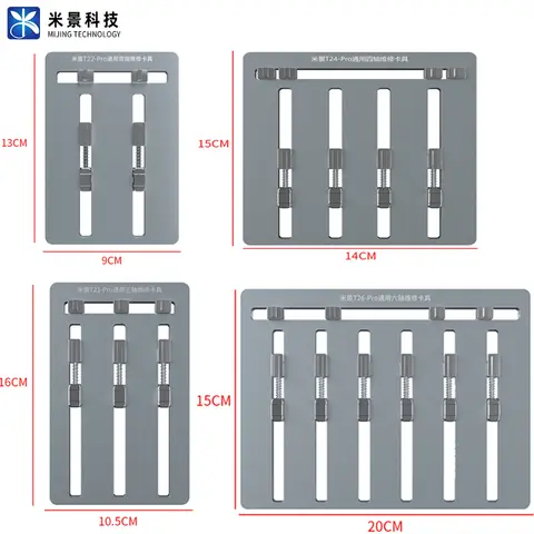 MiJing Supporto per scheda PCB multifunzione universale Dispositivo regolabile per maschera per strumenti di riparazione della scheda madre del telefono cellulare iPhone/Samsung