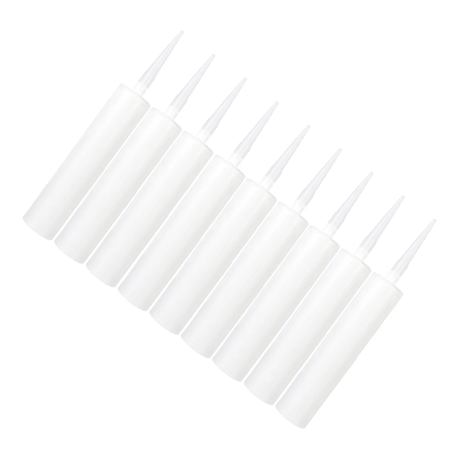 9 Stück Kartuschen-Dichtungsrohre, leere, befüllbare Dichtungsrohre, wiederverwendbare, nachfüllbare Dichtungsrohre für die Reparatur von Lecks, Rissen und Verfugen