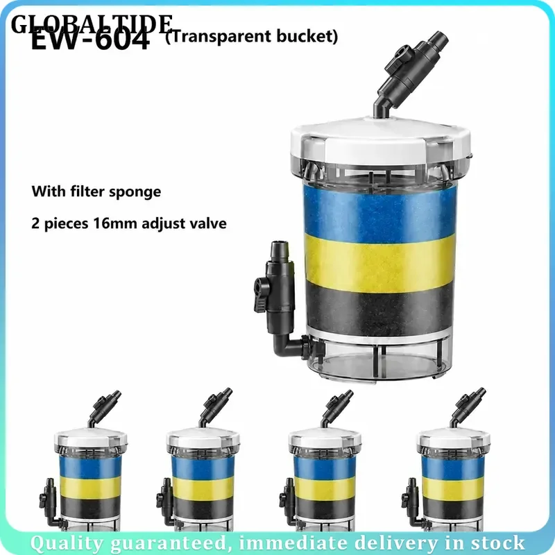 Aquarium External Canister Filter 604 Pre-Filter Set with Sponge Cartridge for Fish Tank Water Purification System