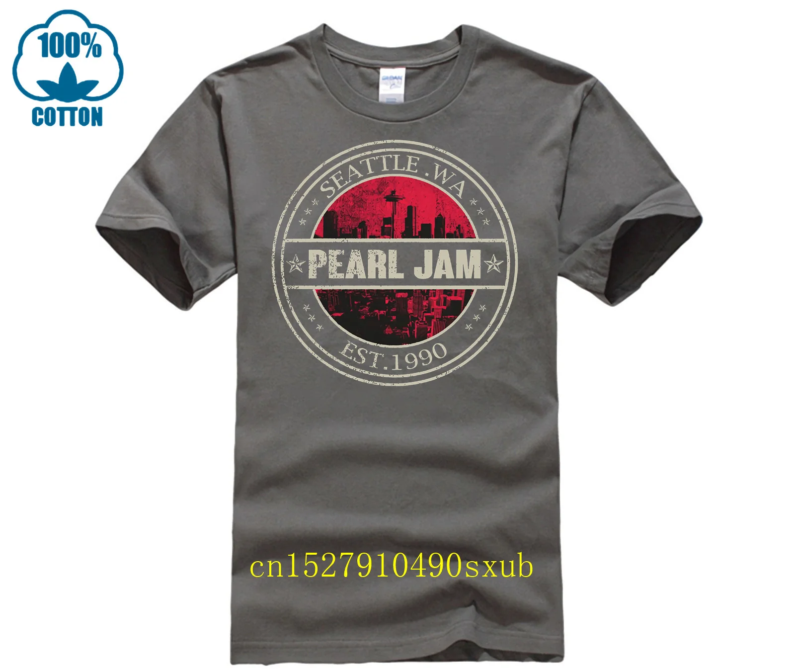 man t shirt Seattle Wa Pearl Jam Est 1990 Shirt woman tee