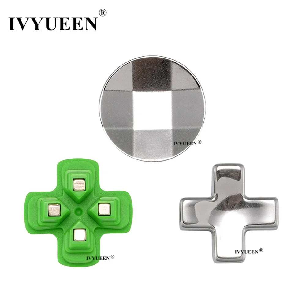 IVYUEEN Magnetic Dpad Buttons Mod Kit for PlayStation 4 PS4 Pro Slim Controller Metal D Pad for Dualshock 4 DS4 Game Control