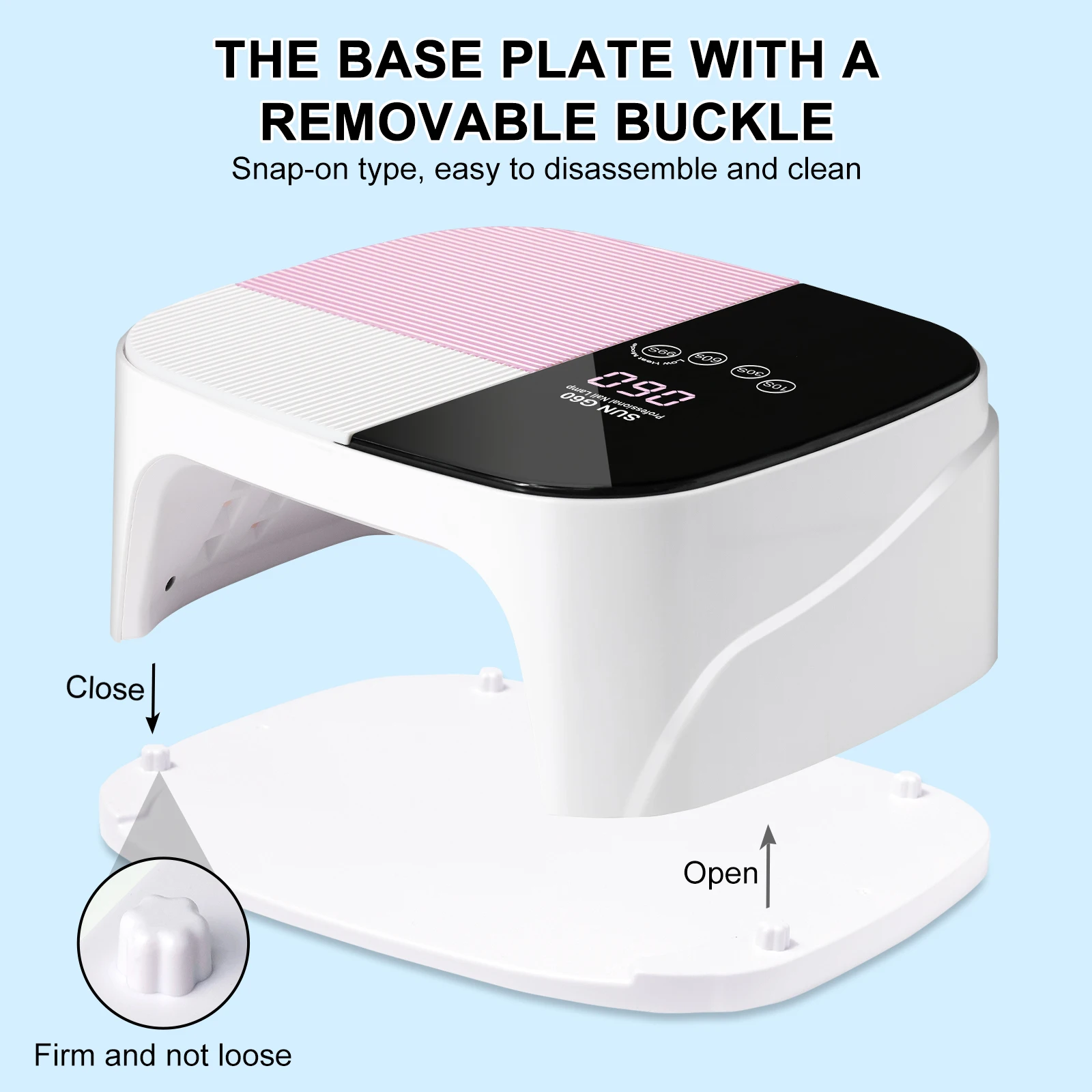 Professional 45 LED Nail Dryer Gel Nail Polish Curing UV Light with Timer Automatic Sensor Nail Lamp For Nail Salon Tools