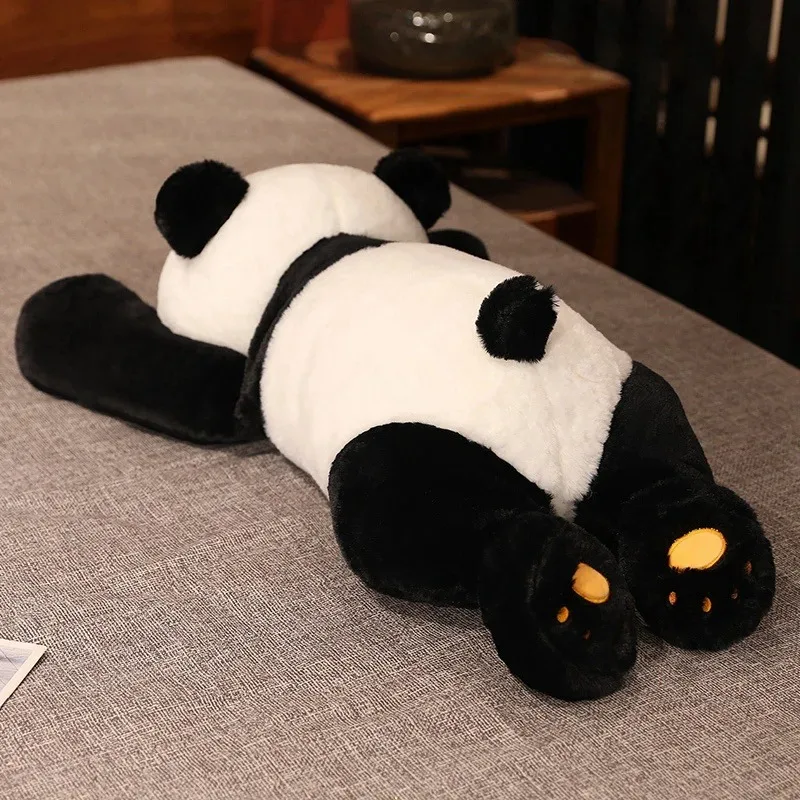 60 cm-120 cm Riesenpanda Plüschtiere Weiches Schlafkissen Cartoon Tier Bär Gefüllte Babypuppe Klassische Kindergeburtstag Weihnachtsgeschenke – Detail 4