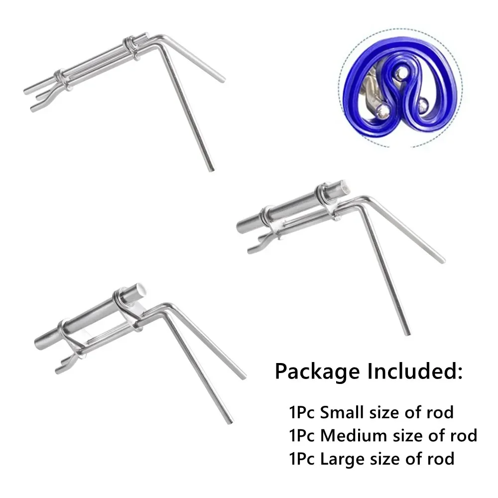 Universal S M L Stainless Steel Hydraulic Cylinder Piston Rod Seal U-cup Installer Tool 3pcs Boost Controller Repair Tool