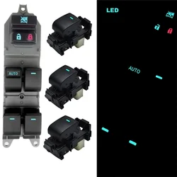 Lighted LED Power Single Window Switch set For Toyota RAV4 RAV 4 Camry Corolla Yaris Cruiser Vios Left driving backlight